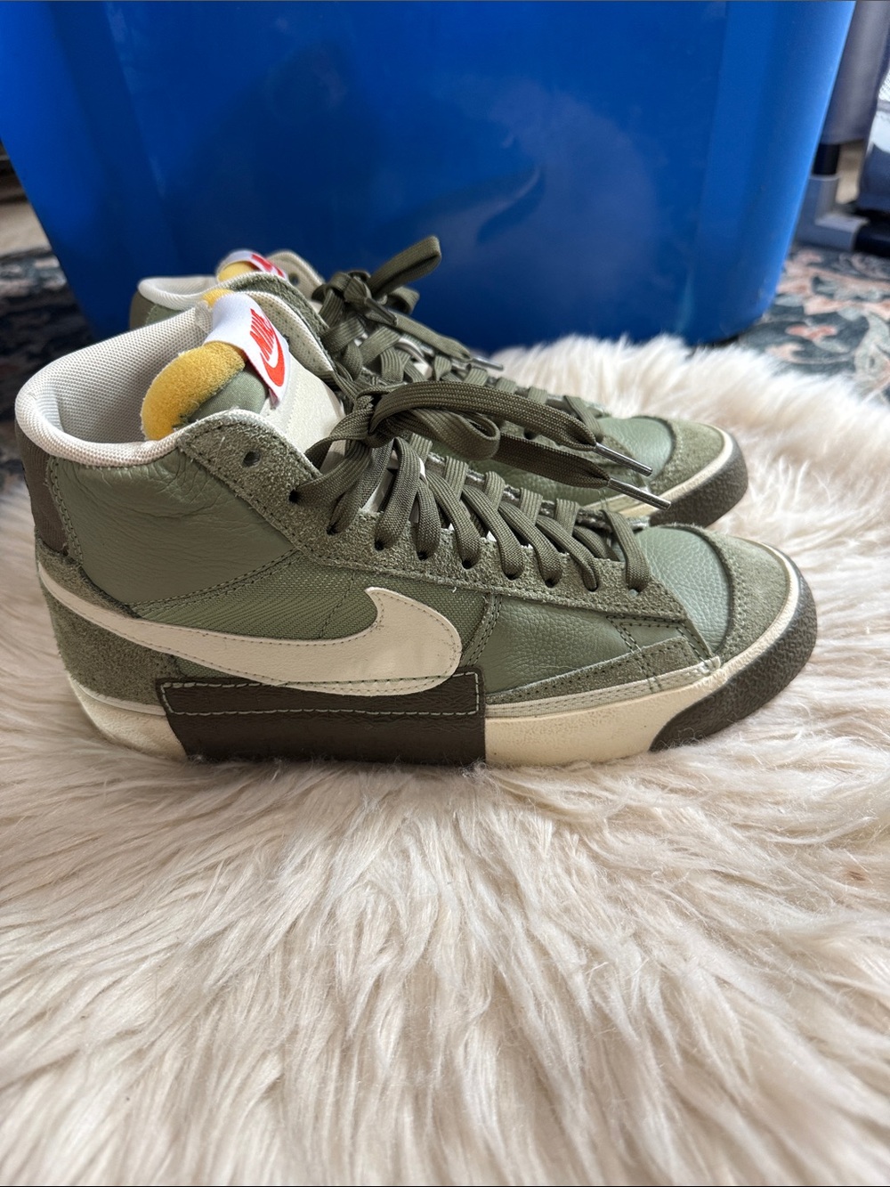 Men’s Nike blazer mid pro club olive green